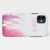 Geometrische driehoek waterverf Moderne telefoonce Case-Mate iPhone Case (Achterkant (horizontaal))