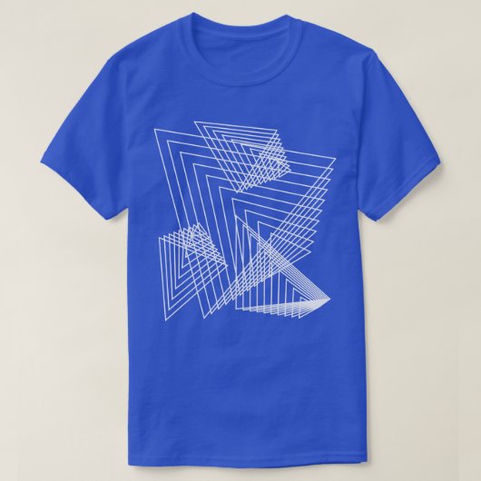 Geometrische driehoeken 2 t-shirt (Design voorkant)