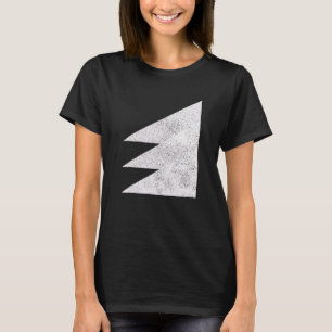 Geometrische driehoeken Bekledingsvormen Meeteleme T-shirt