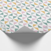 Geometrische driehoeken cadeaupapier (Hoek)