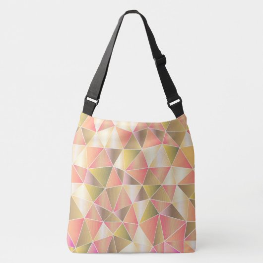Geometrische Driehoeken Crossbody Tas (Voorkant)