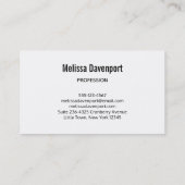 Geometrische driehoeken en diamanten in rood en ro visitekaartje (Achterkant)