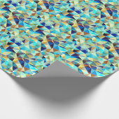 Geometrische driehoeken: Kleurrijk Abstract Patroo Cadeaupapier (Hoek)