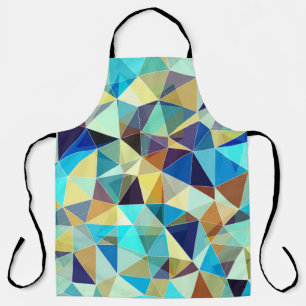 Geometrische driehoeken: Kleurrijk Abstract Patroo Schort