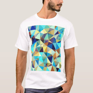 Geometrische driehoeken: Kleurrijk Abstract Patroo T-shirt
