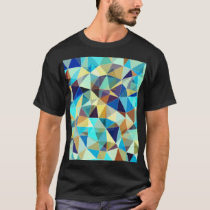 Geometrische driehoeken: Kleurrijk Abstract Patroo T-shirt