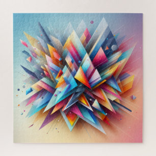 Geometrische Driehoeken Legpuzzel