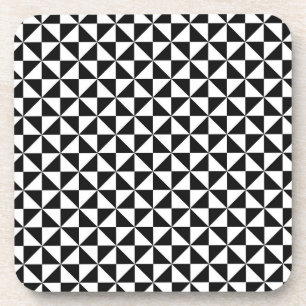 geometrische driehoeken onderzetter ingesteld