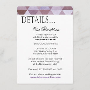 Geometrische Driehoeken Ontvangst Details   periwi Informatiekaartje