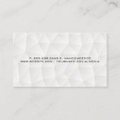 Geometrische driehoeken patroon | Modern Visitekaartje (Achterkant)