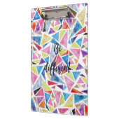 geometrische driehoeken patroon "verschillend zijn klembord (Links)