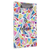 geometrische driehoeken patroon "verschillend zijn klembord (Rechts)