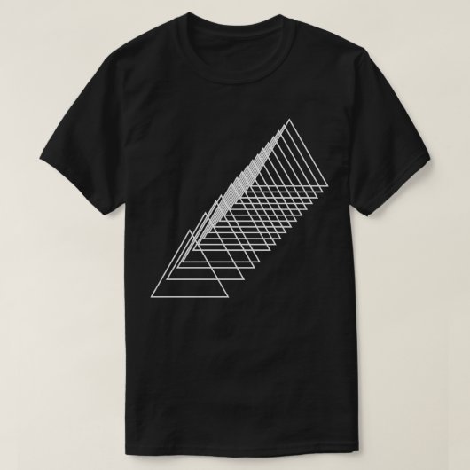 Geometrische driehoeken Samenstelling 1 T-shirt (Design voorkant)
