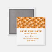 Geometrische driehoeken sparen de Magnet van de Da (Voorkant / Achterkant)