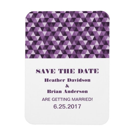 Geometrische driehoeken sparen de Magnet van de Da Magneet (Verticaal)