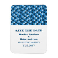 Geometrische driehoeken sparen de Magnetdatum, Bla