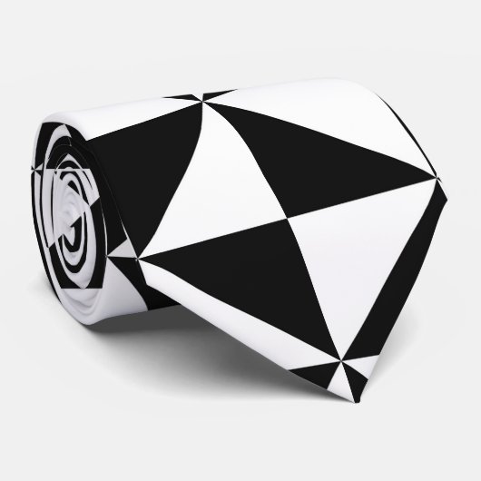 geometrische driehoeken stropdas (Opgerold)