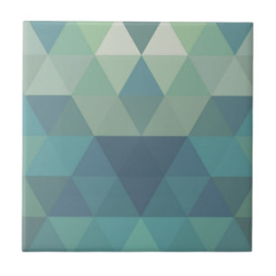 Geometrische driehoeken tegeltje