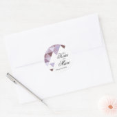 Geometrische driehoeken ten gunste van decal | ali ronde sticker (Envelop)