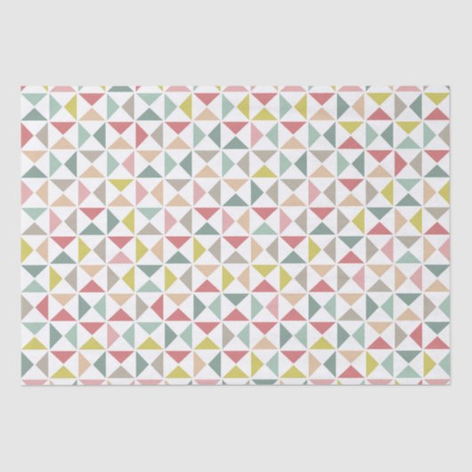 Geometrische driehoeken tissuepapier (Voorkant)