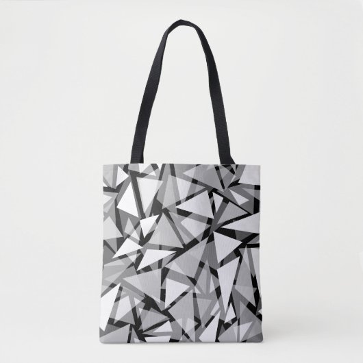 geometrische driehoeken tote bag (Voorkant)