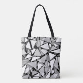 geometrische driehoeken tote bag (Achterkant)