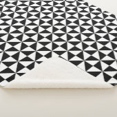 geometrische driehoeksdeken sherpa deken (3/4)