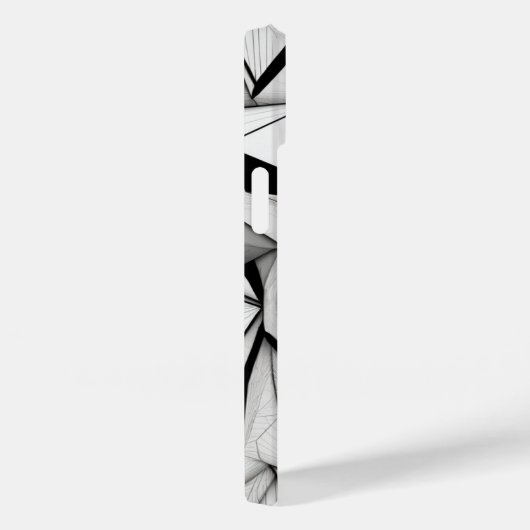 Geometrische driehoekslijnkunst Case-Mate iPhone case (Achterkant / Rechts)