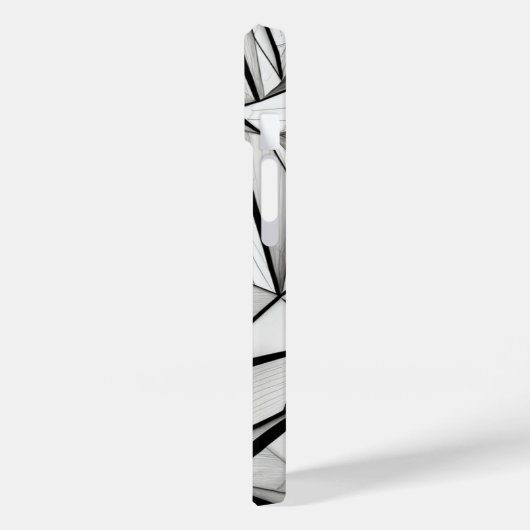 Geometrische driehoekslijnkunst Case-Mate iPhone case (Achterkant / Links)