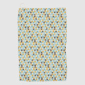 Geometrische driehoekspatroon golfhanddoek (Voorkant)