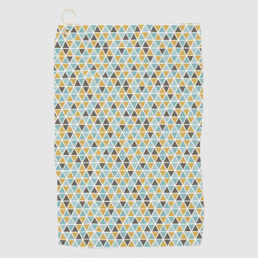 Geometrische driehoekspatroon golfhanddoek (Voorkant)