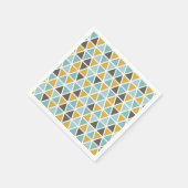 Geometrische driehoekspatroon servet (Hoek)