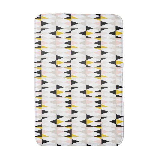 Geometrische driehoekspatroon splitsen badmat (Voorkant Verticaal)