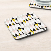Geometrische driehoekspatroon splitsen bier onderzetter (Linkerzijde)
