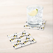 Geometrische driehoekspatroon splitsen kartonnen onderzetters (Insitu)