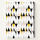 Geometrische driehoekspatroon splitsen notitieboek (Achterkant)