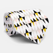 Geometrische driehoekspatroon splitsen stropdas (Opgerold)