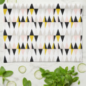 Geometrische driehoekspatroon splitsen theedoek (Gevouwen)