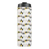 Geometrische driehoekspatroon splitsen thermosbeker (Voorkant)