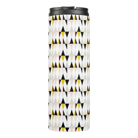 Geometrische driehoekspatroon splitsen thermosbeker (Achterkant)