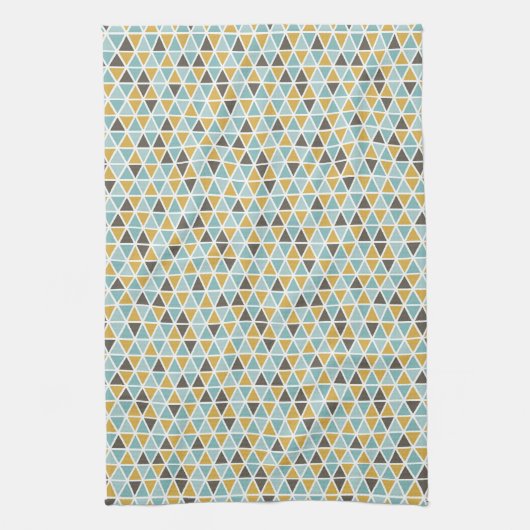 Geometrische driehoekspatroon theedoek (Verticaal)
