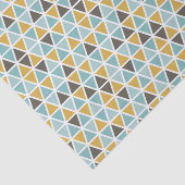 Geometrische driehoekspatroon tissuepapier (Detail)