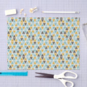 Geometrische driehoekspatroon tissuepapier (Craft)