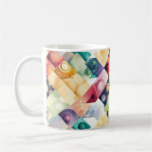 Geometrische druppels koffiemok (Links)