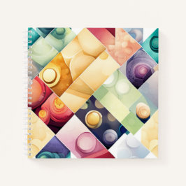 Geometrische druppels notitieboek