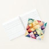 Geometrische druppels notitieboek (Binnen)