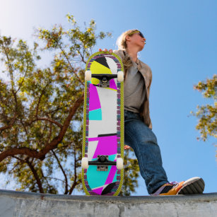 Geometrische dubbellaags skateboard