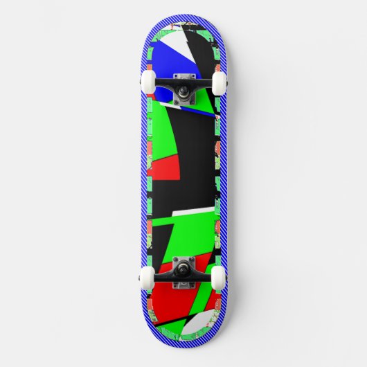 Geometrische dubbellaags skateboard (Voorkant)