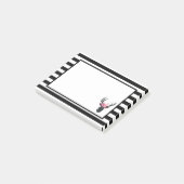 Geometrische duiker met Floral Crown Post-it® Notes (Schuin)