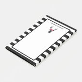 Geometrische duiker met Floral Crown Post-it® Notes (Schuin)